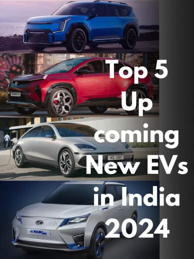 Top 5 Upcoming new EVs car in india 2024