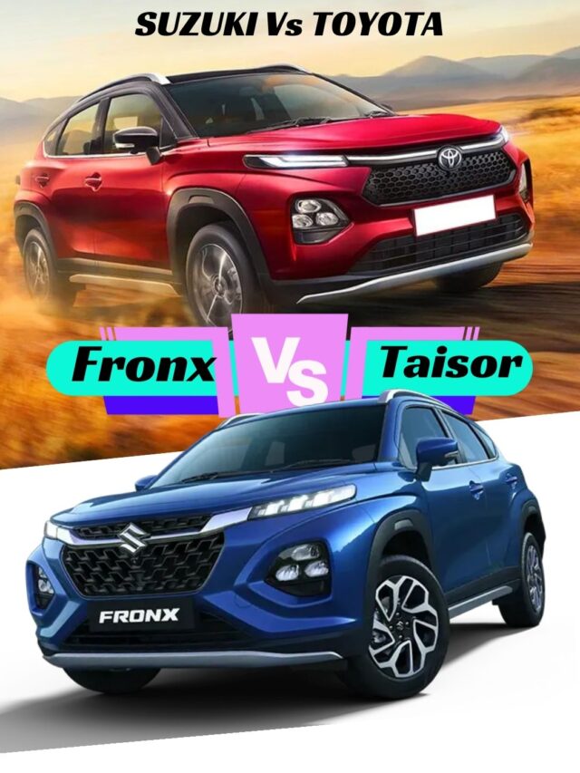 Maruti Fronx vs Toyota Taisor: Price comparision