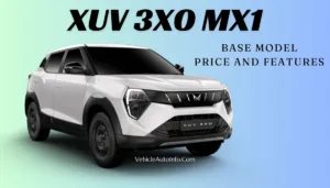 Mahindra XUV 3XO Base Model Price On Road and Features